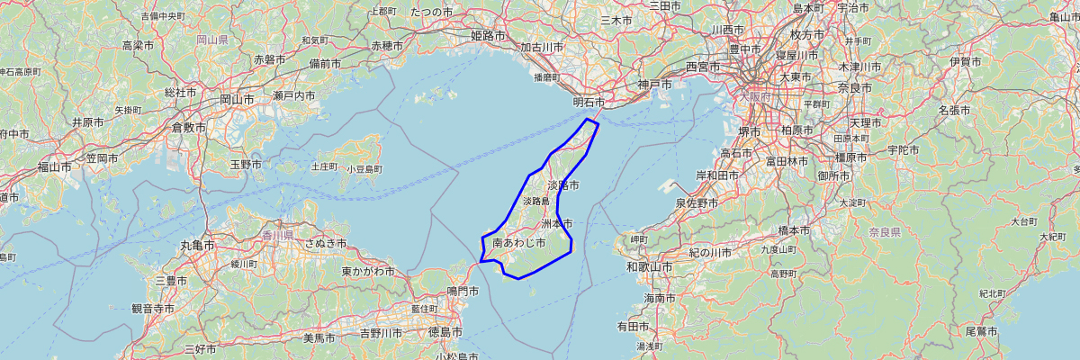 アワイチコース図